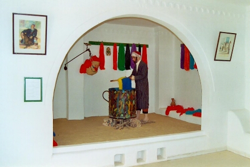 Intérieur du musée de Guellal traditionnelle en alcôve